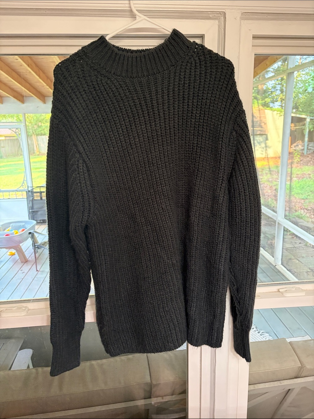 Zara Black Chunky Turtleneck Sweater